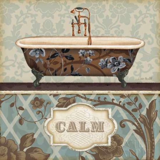 Posterazzi Bathroom Bliss II Canvas Art - Lisa Audit (24 x 24)
