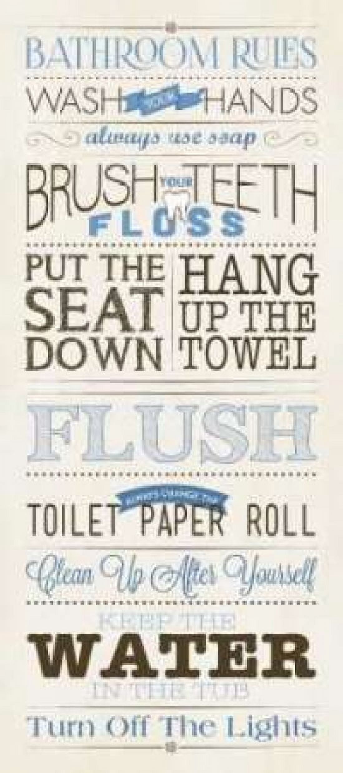 Posterazzi Bathroom Canvas Art - Stephanie Marrott (24 x 48)