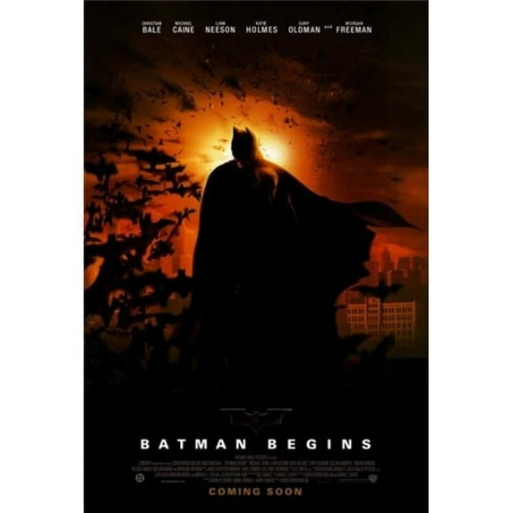 Posterazzi Batman Begins Movie Poster - 11 x 17 in.