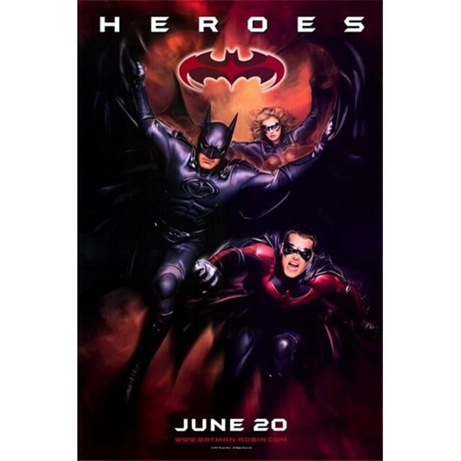 Posterazzi Batman & Robin Movie Poster - 11 x 17 in. - Walmart.com