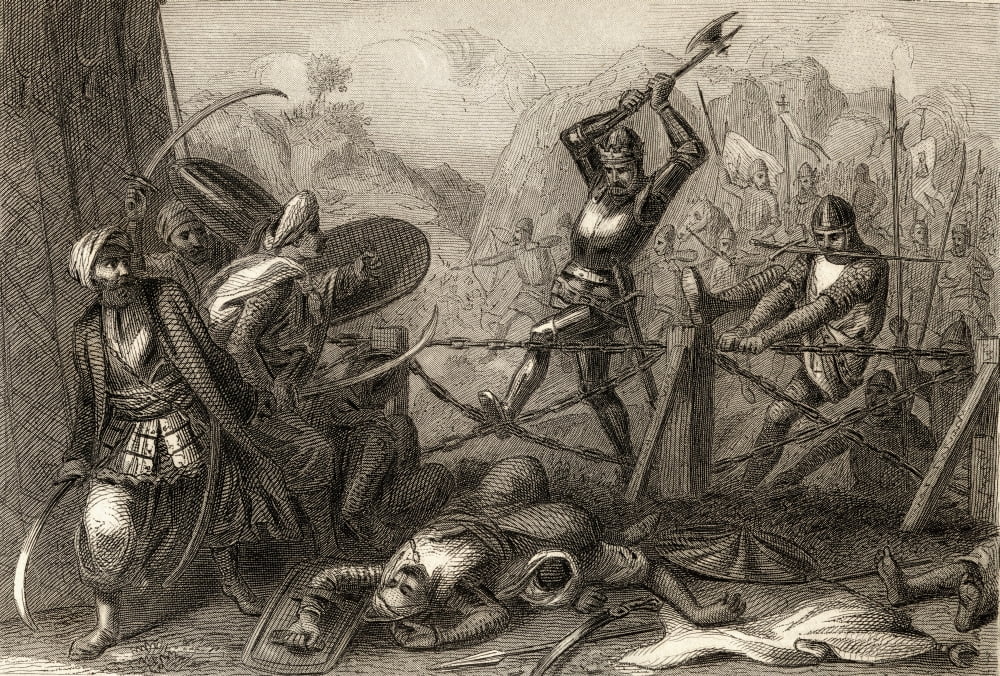 Posterazzi Battle Of Las Navas De Tolosa JaenSpain 1212 Canvas Art - Ken Welsh Design Pics (36 x 24)