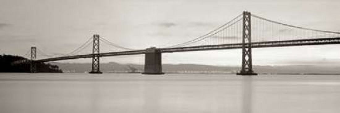 Posterazzi Bay Bridge Pano - 1 Canvas Art - Alan Blaustein (12 x 36)
