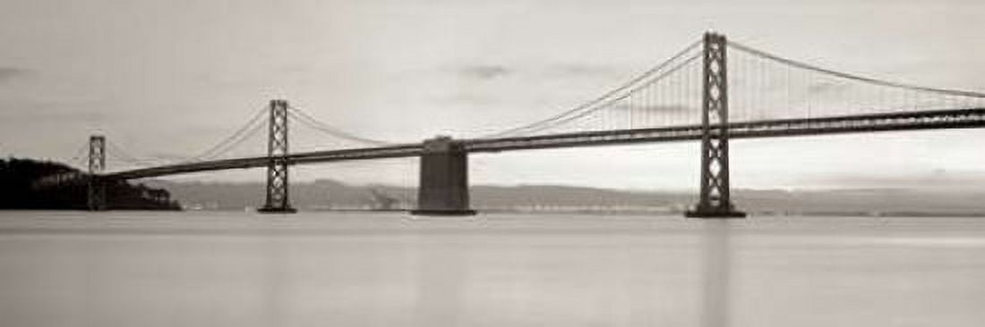 Posterazzi Bay Bridge Pano - 1 Canvas Art - Alan Blaustein (8 x 24)