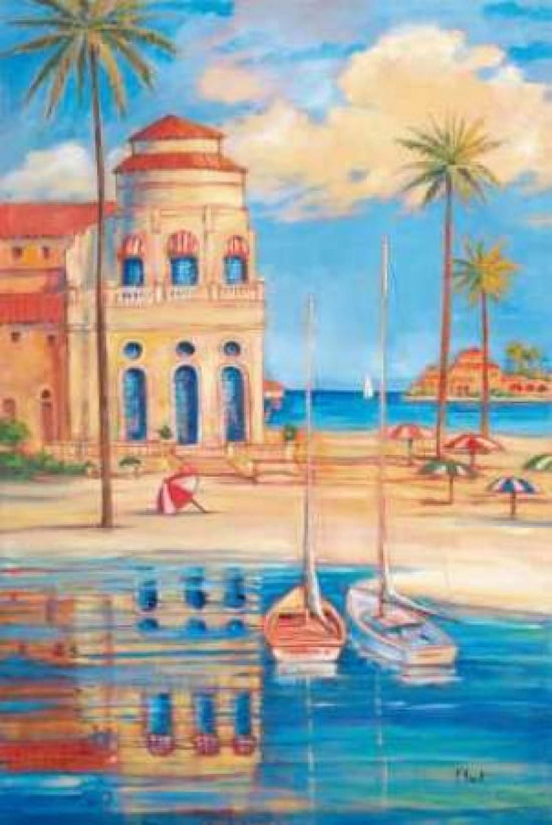Posterazzi Beach Club I Canvas Art - Paul Brent (24 x 36)