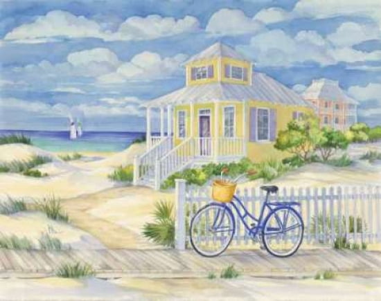 Posterazzi Beach Cruiser Cottage II Canvas Art - Paul Brent (24 x 30)