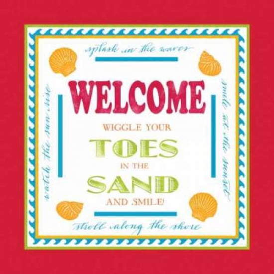 Posterazzi Beach Sand Canvas Art - Sharyn Sowell (24 x 24)