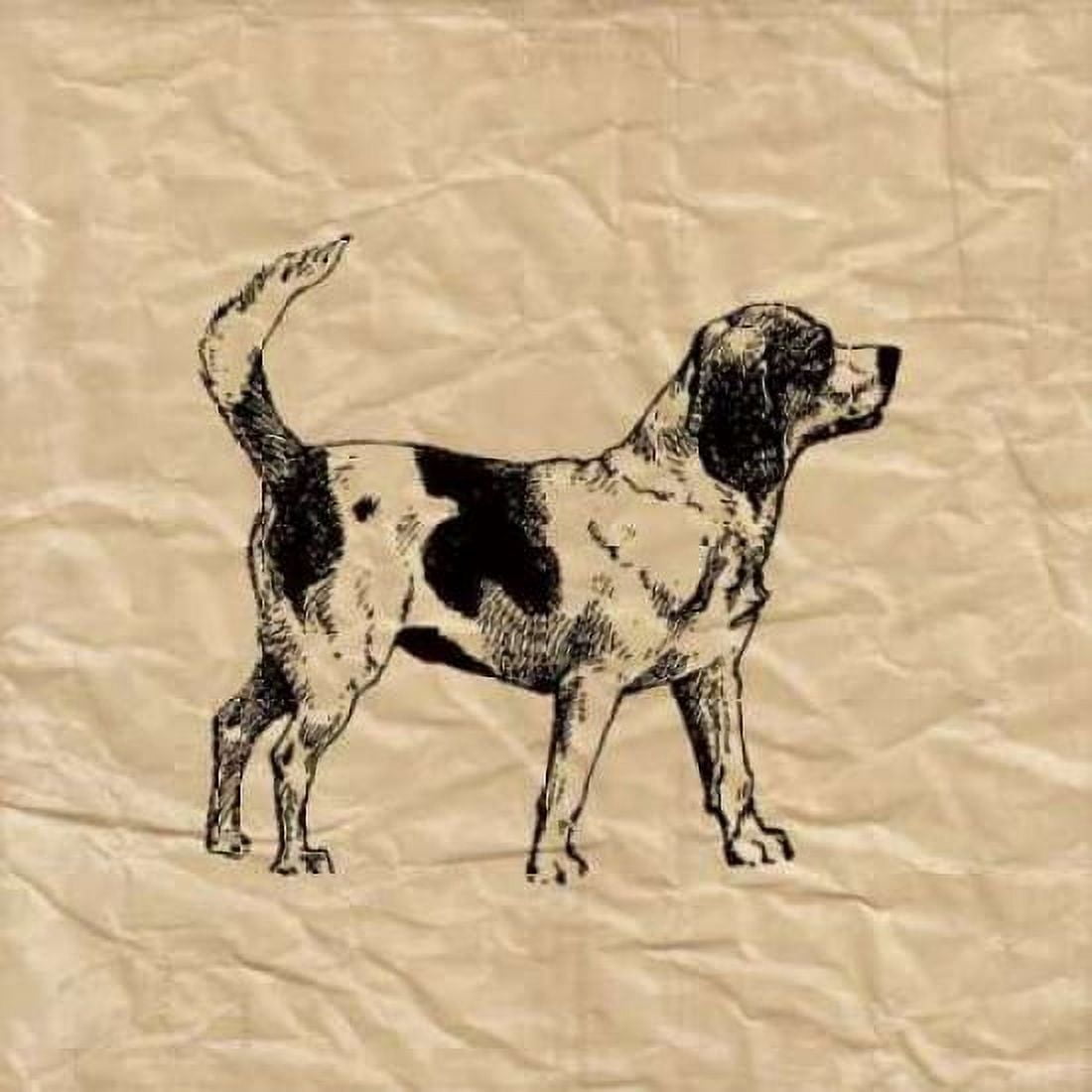 Posterazzi Beagle Canvas Art - Sabine Berg (24 x 24)