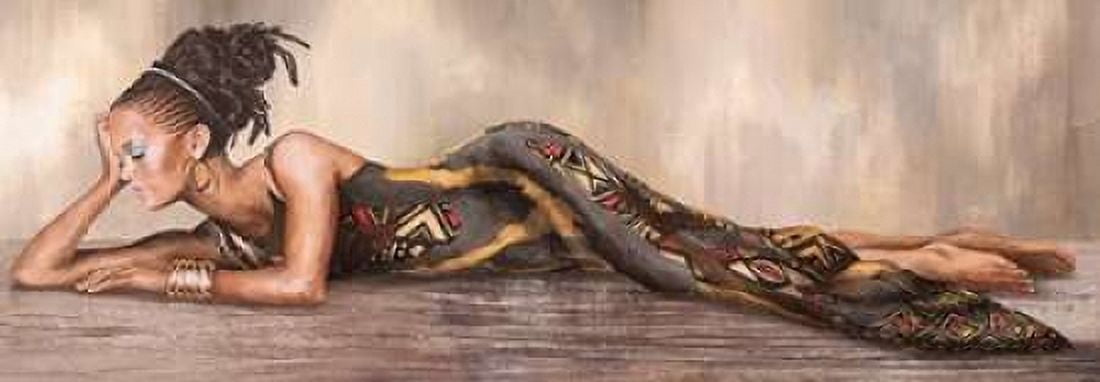 Posterazzi Beaute d Afrique Canvas Art - Sonya Duval (10 x 20)