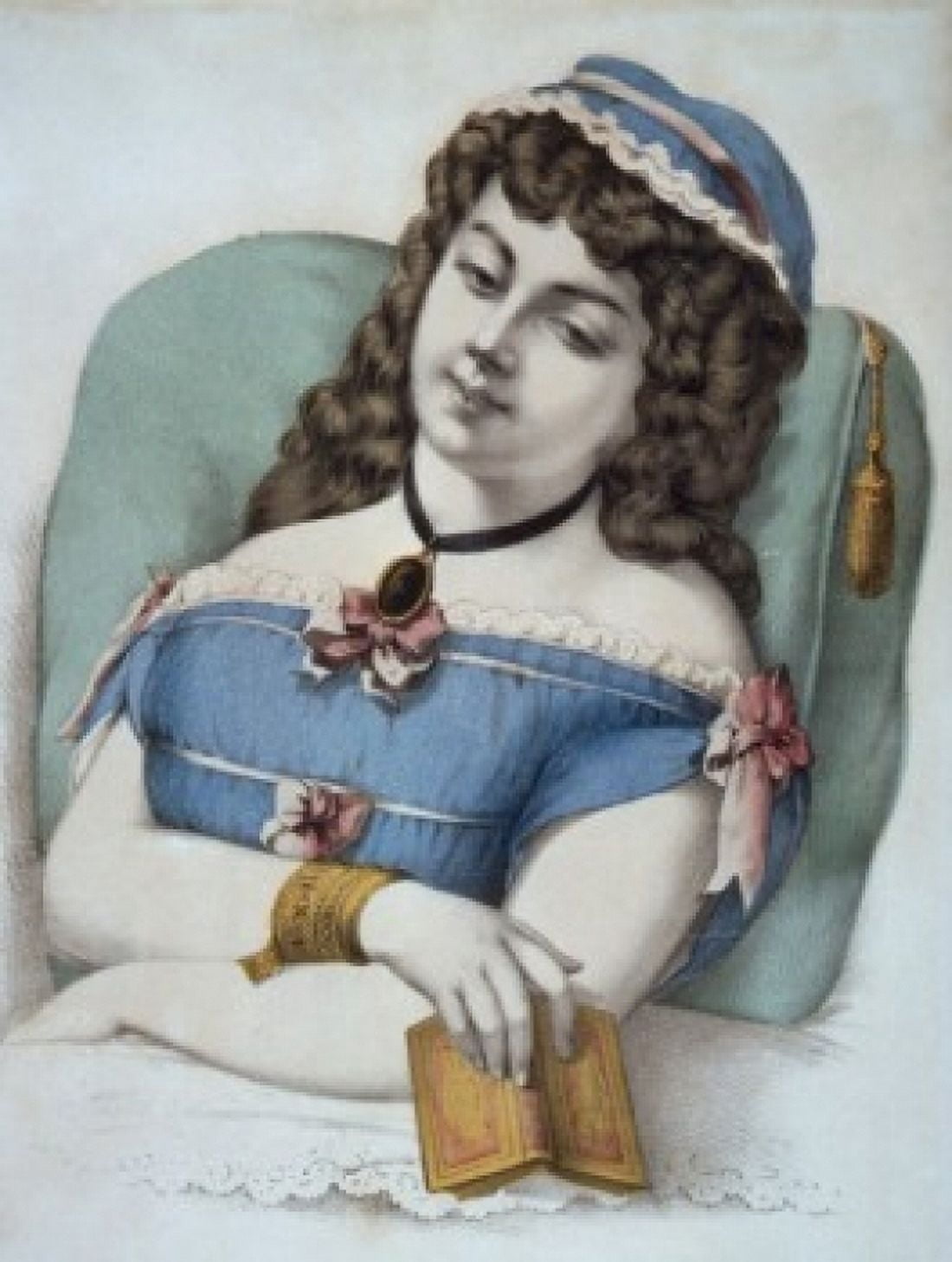 Posterazzi Beautiful Dreamer Currier and Ives lithograph 1857-1907 USA Washington DC Library of Congress Canvas Art - Currier & Ives (24 x 36)