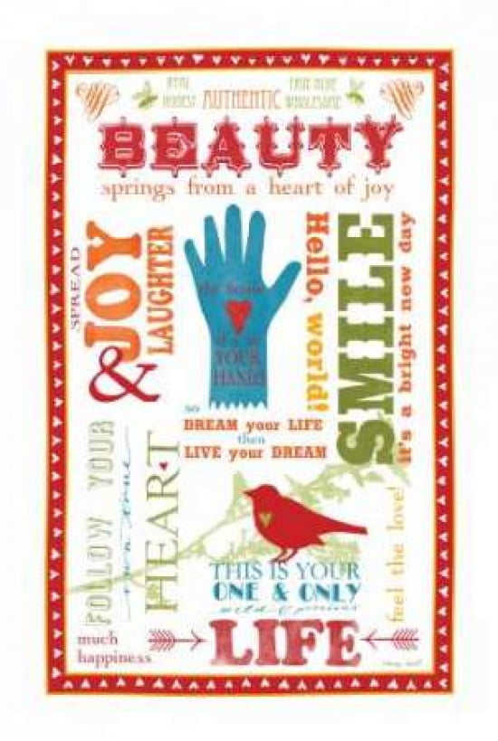 Posterazzi Beauty Love Canvas Art - Sharyn Sowell (24 x 36)