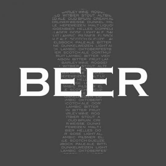 Posterazzi Beer Glass Canvas Art - Anna Quach (24 x 24)