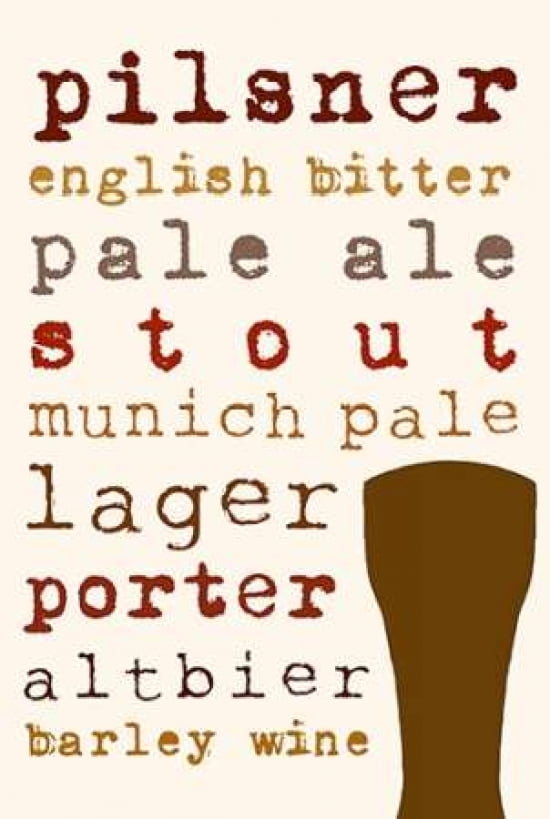 Posterazzi Beer II Canvas Art - Anna Quach (24 x 36)