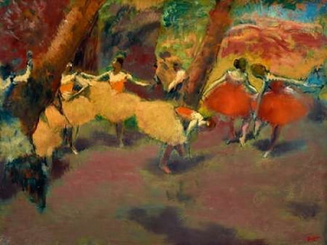 Posterazzi Before the Performance Canvas Art - Edgar Degas (22 x 28)