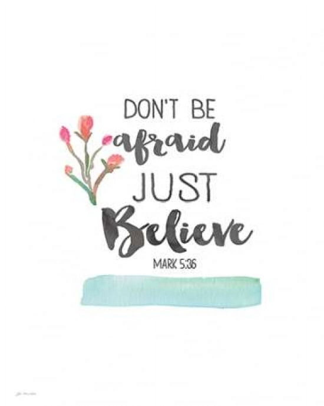 Posterazzi Believe Canvas Art - Jo Moulton (24 x 30)