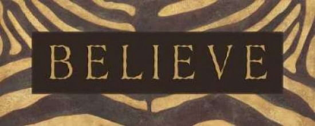 Posterazzi Believe Canvas Art - Stephanie Marrott (24 x 48)