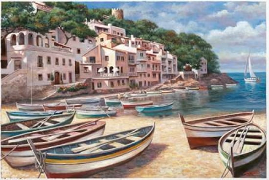 Posterazzi Bella Mattina I Canvas Art - TC Chiu (24 x 36)