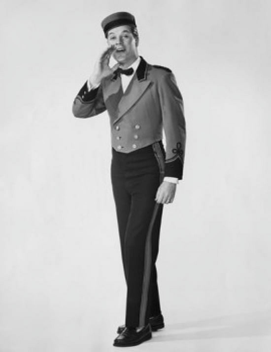 Posterazzi Bellhop talking with his hand near his mouth Canvas Art -  (24 x 36)