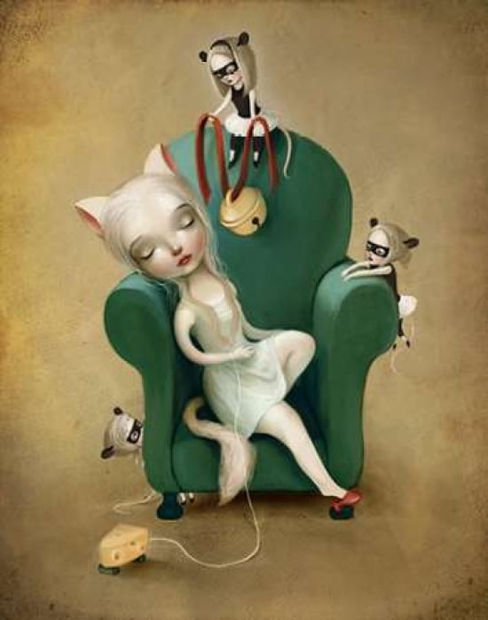 Posterazzi Belling the Cat Canvas Art - Meluseena (22 x 28)