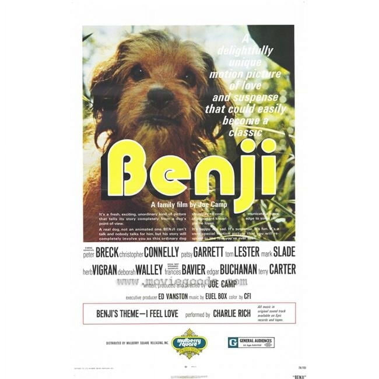 Posterazzi Benji Movie Poster 27 x 40