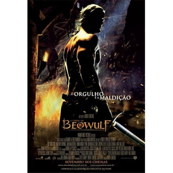 Posterazzi Beowulf Movie Poster - 11 x 17 in.