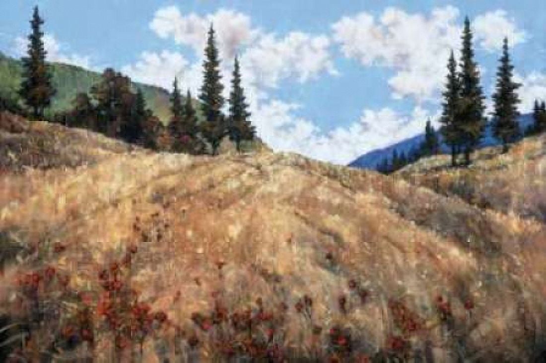 Posterazzi Beyond the Hill Canvas Art - Martin Pryce (24 x 36)