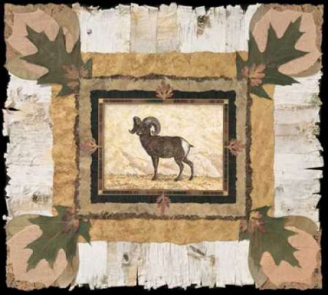 Posterazzi Big Horn Ram Canvas Art - Pamela Gladding (24 x 24)