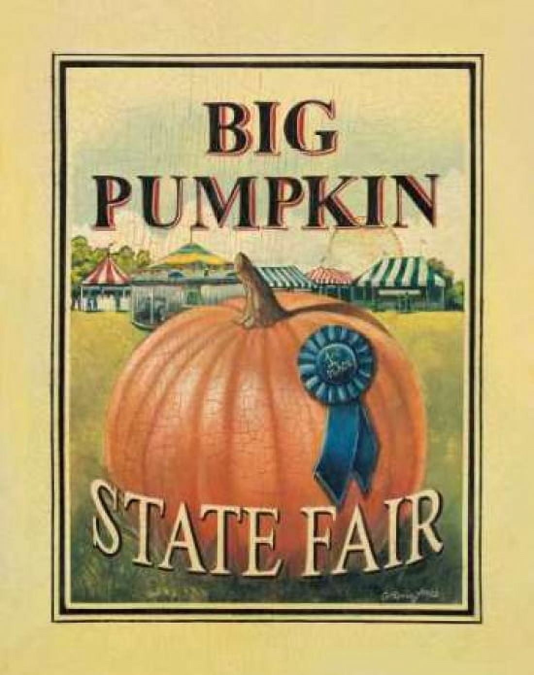 Posterazzi Big Pumpkin Canvas Art - Catherine Jones (22 x 28)