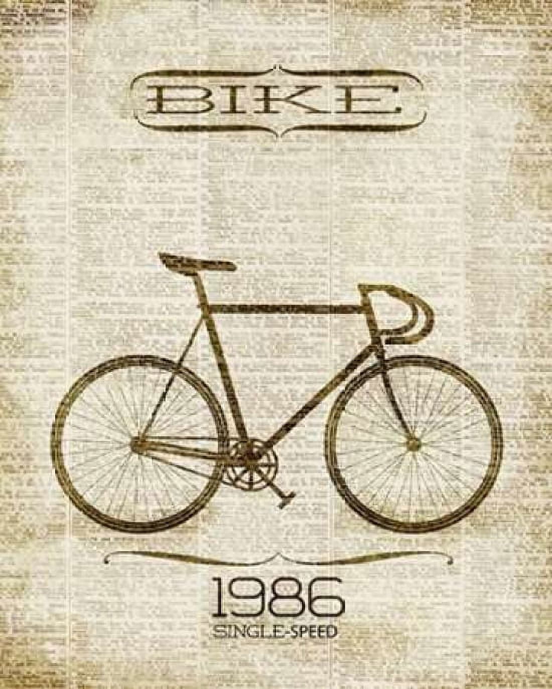 Posterazzi Bike 1986 Canvas Art - Sd Graphics Studio (24 x 30)