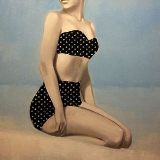 Posterazzi Bikini Beach Canvas Art - Anna Kincaide (24 x 24)