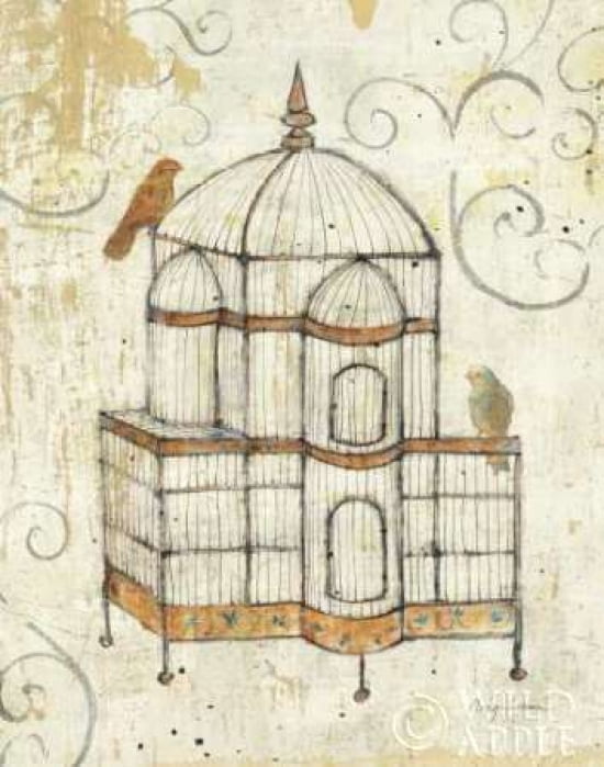Posterazzi Bird Cage I Canvas Art - Avery Tillmon (22 x 28)