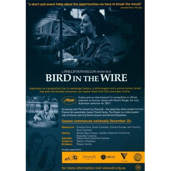 Posterazzi Bird in the Wire Movie Poster - 27 x 40 in.