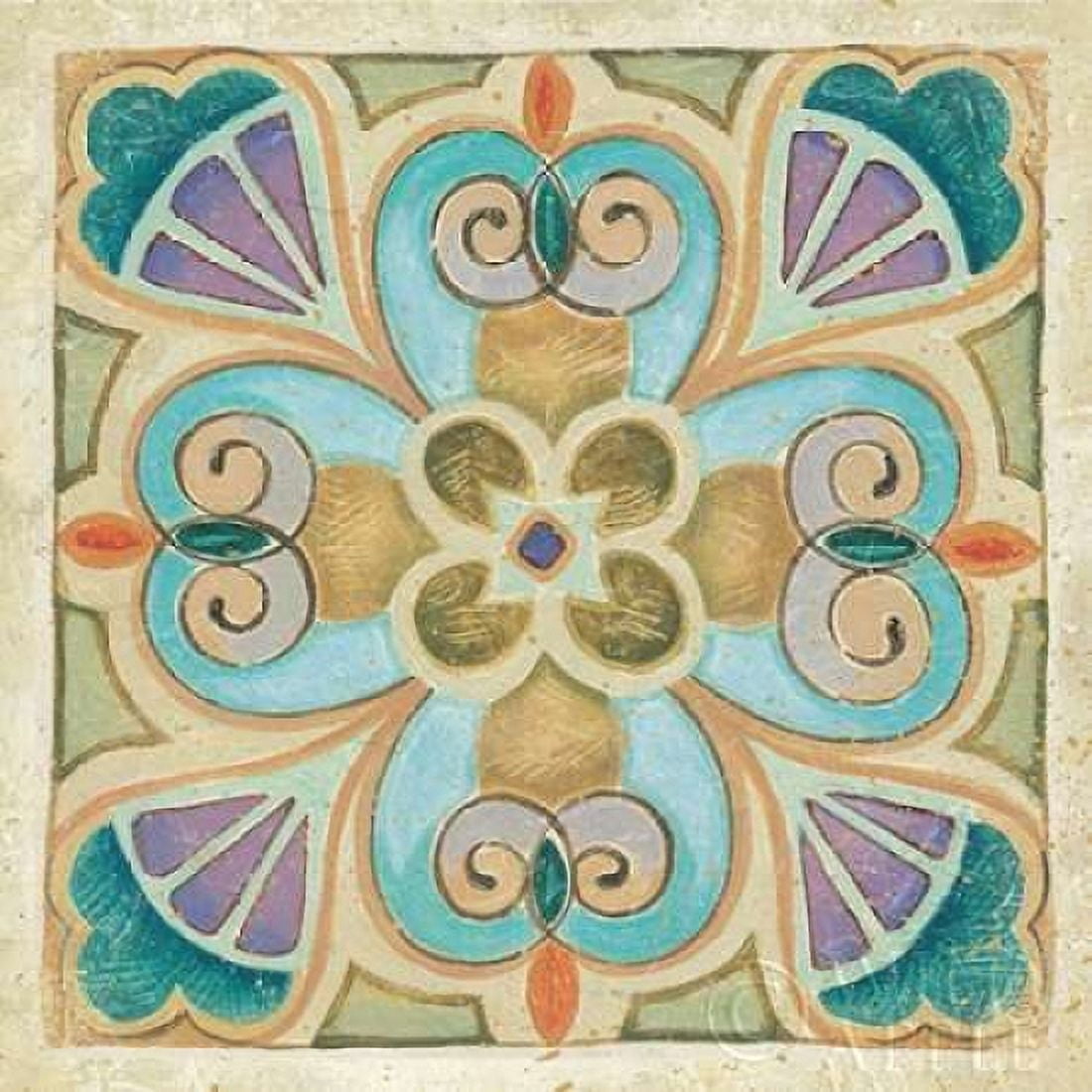 Posterazzi Birds Garden Tile IV Canvas Art - Daphne Brissonnet (24 x 24)