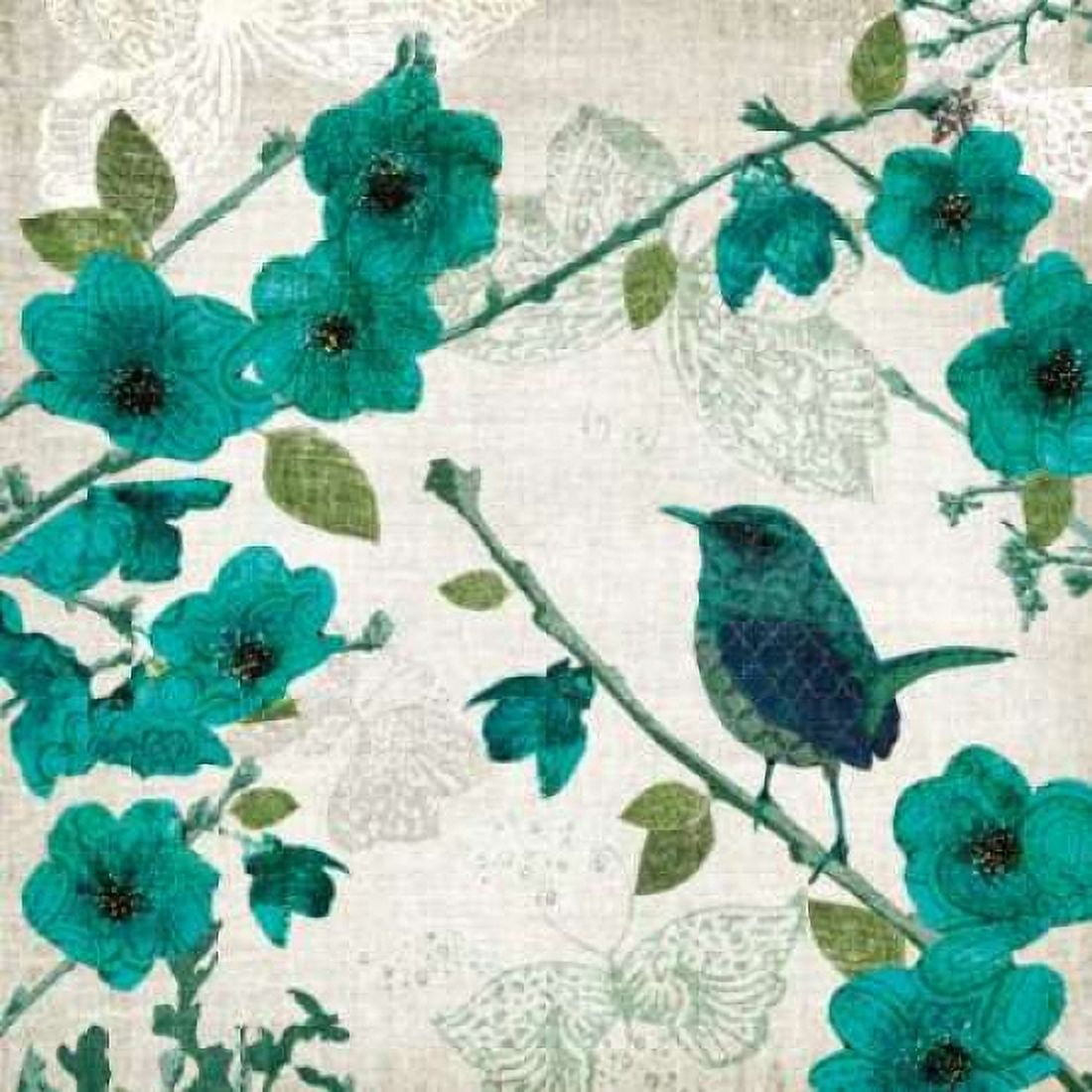 Posterazzi Birds and Butterflies I Canvas Art - Tandi Venter (24 x 24)