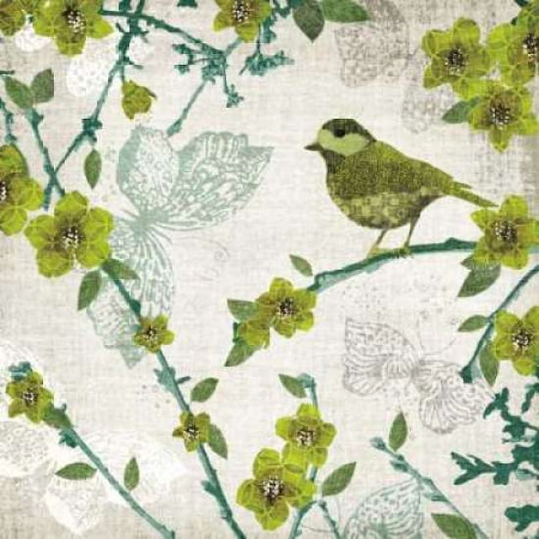 Posterazzi Birds and Butterflies II Canvas Art - Tandi Venter (24 x 24)