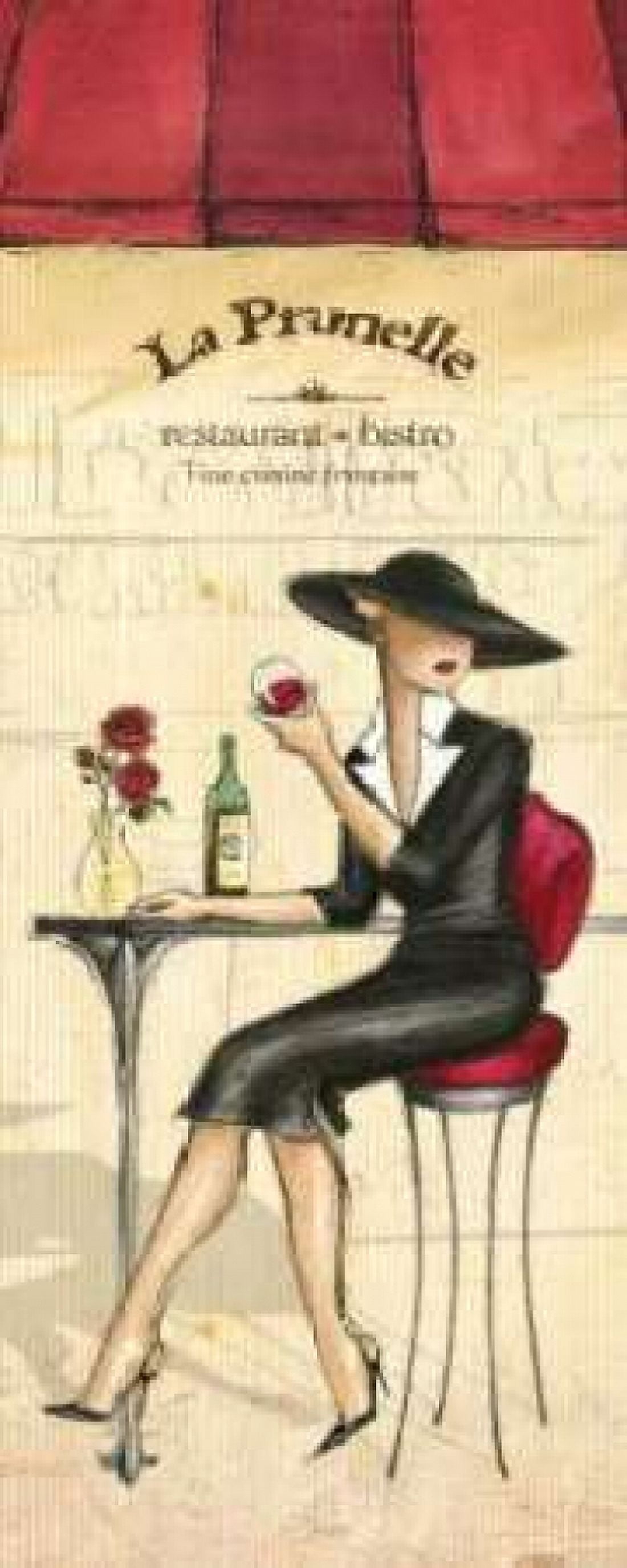 Posterazzi Bistro Canvas Art - Andrea Laliberte (24 x 48)