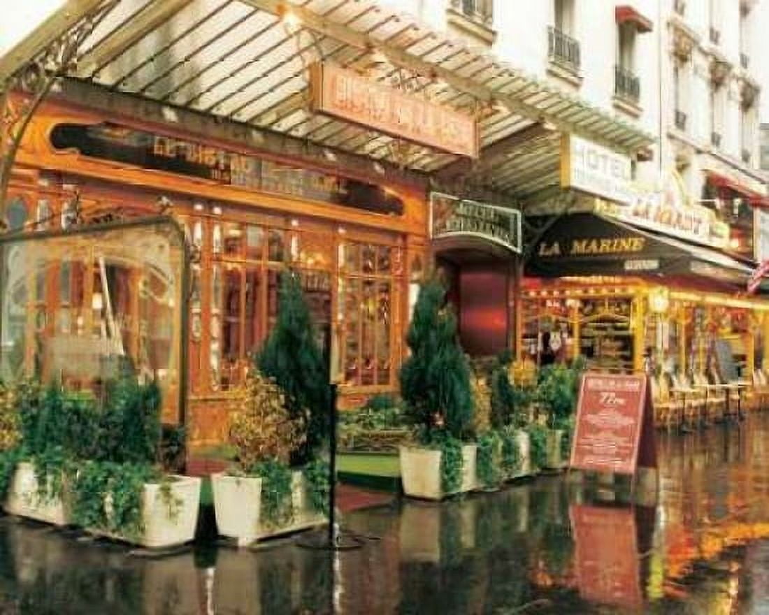 Posterazzi Bistro de la Gare Canvas Art - Zeny Cieslikowski (22 x 28)