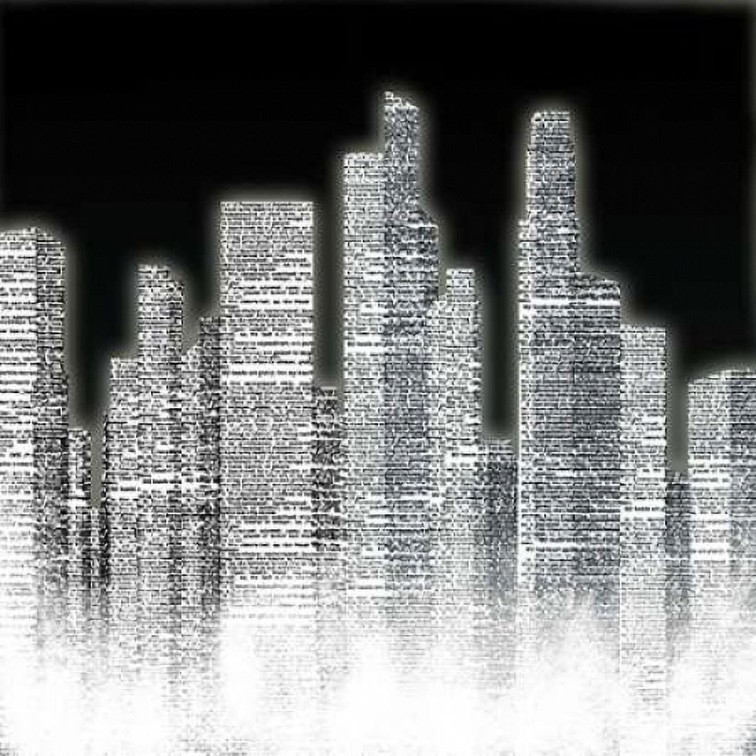 Posterazzi Black and White City I Canvas Art - Sd Graphics Studio (24 x 24)