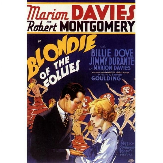 Posterazzi MOVGF2334 Blondie of the Follies Movie Poster - 27 x 40 in.