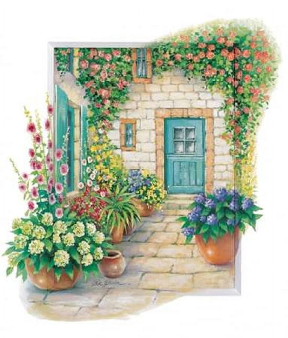 Posterazzi Blossoming courtyard Canvas Art - Eric Erwin (20 x 24)
