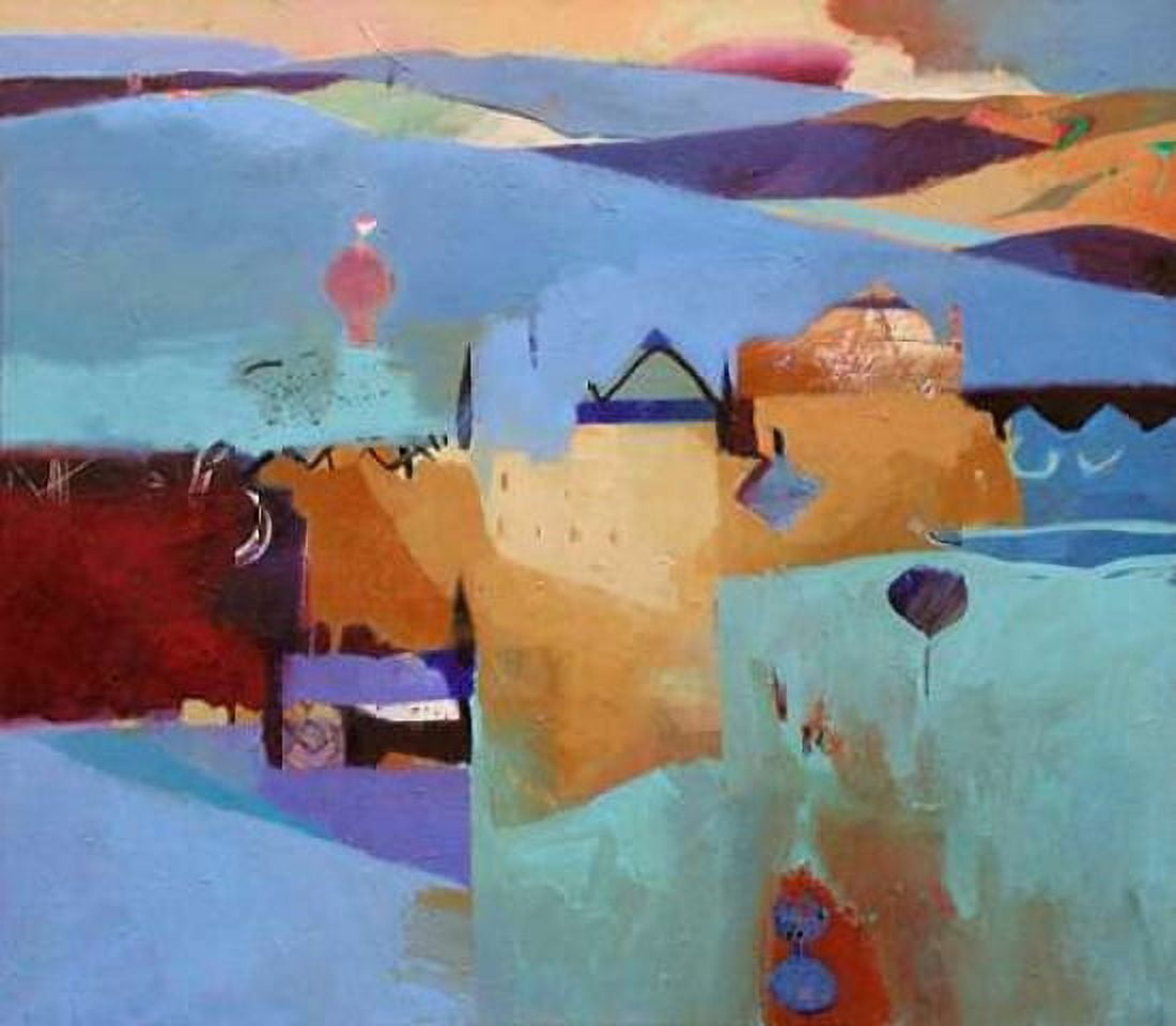 Posterazzi Blue Atlas Canvas Art - Gerry Dudgeon (24 x 24)