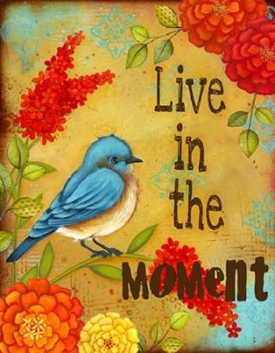 Posterazzi Blue Bird Canvas Art - Lisa Keys (22 x 28)