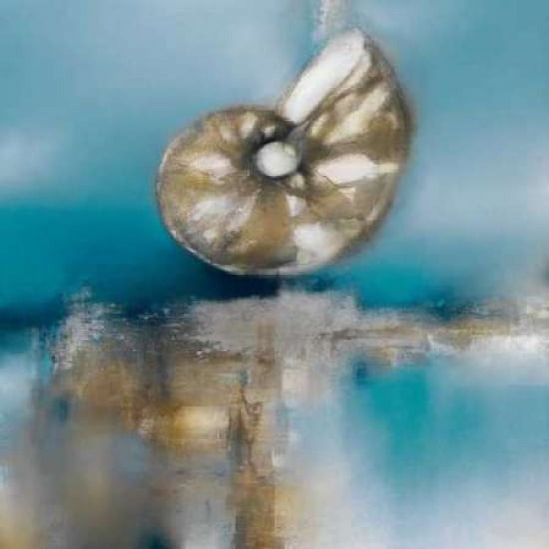 Posterazzi Blue Shores Nautilus Canvas Art - JP Prior (24 x 24)