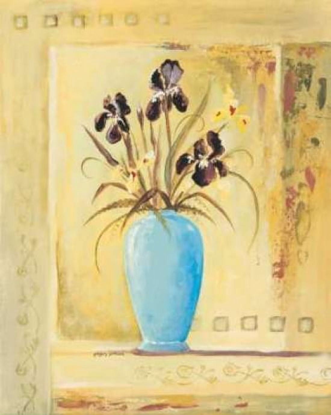 Posterazzi Blue Vase Canvas Art - Gregory Gorham (24 x 30)