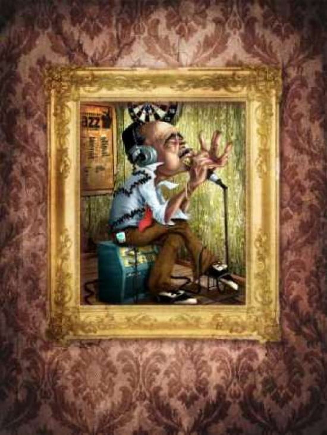Posterazzi Bluesman 2A Canvas Art - A - Perez Alvez (18 x 24)