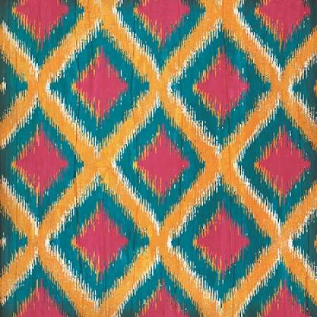 Posterazzi Boho Ikat IV Canvas Art - Jennifer Pugh (24 x 24)