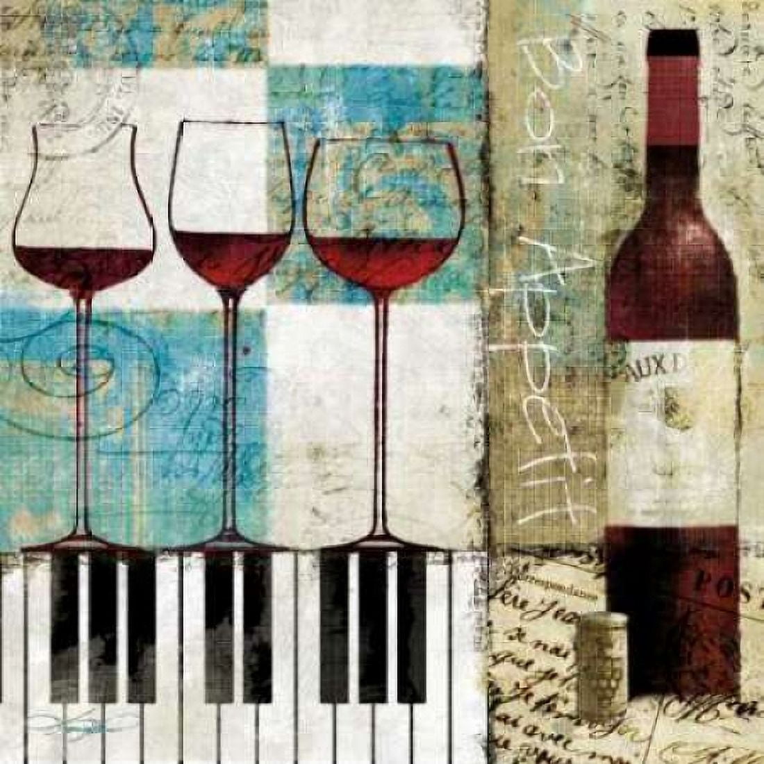 Posterazzi Bon Appetit Canvas Art - Keith Mallett (24 x 24)