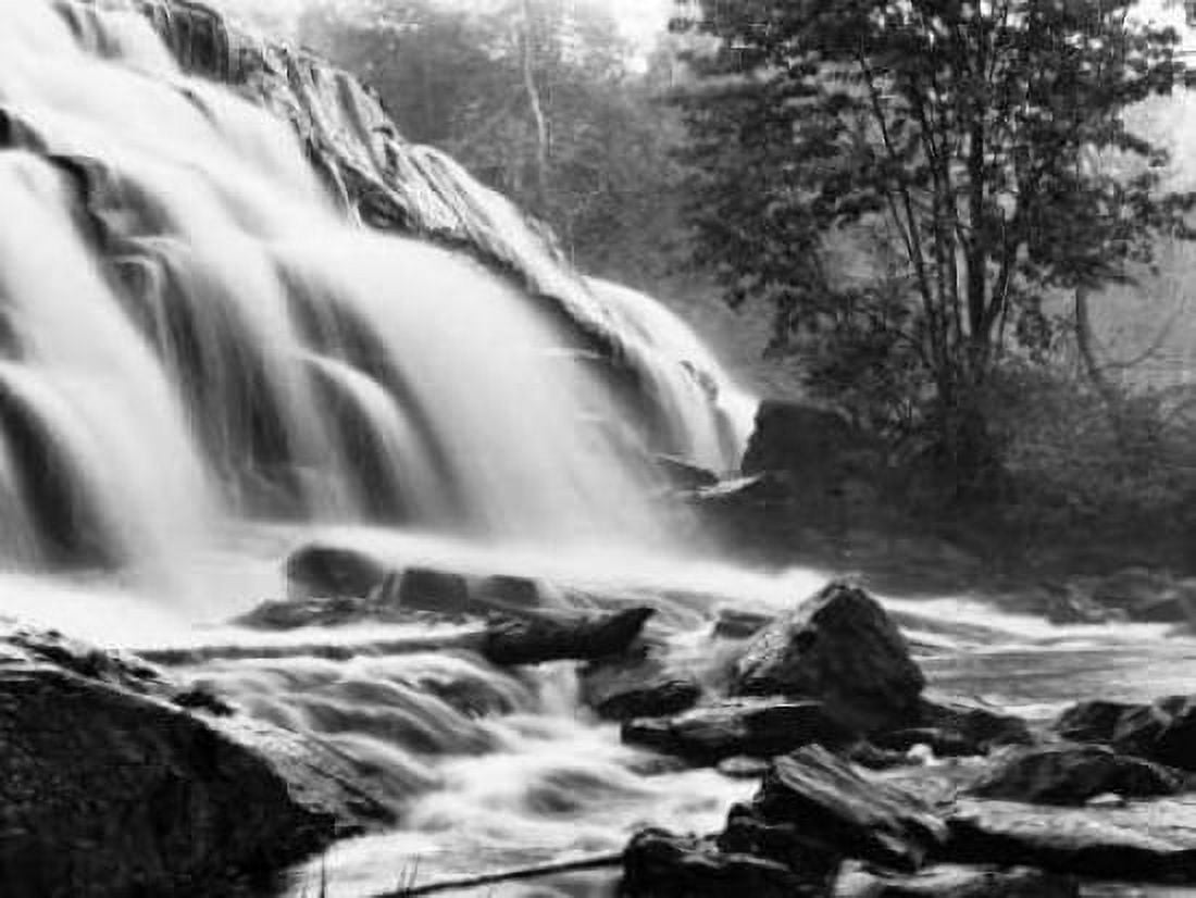 Posterazzi Bond Falls and Rocks Canvas Art - Monte Nagler (18 x 24)