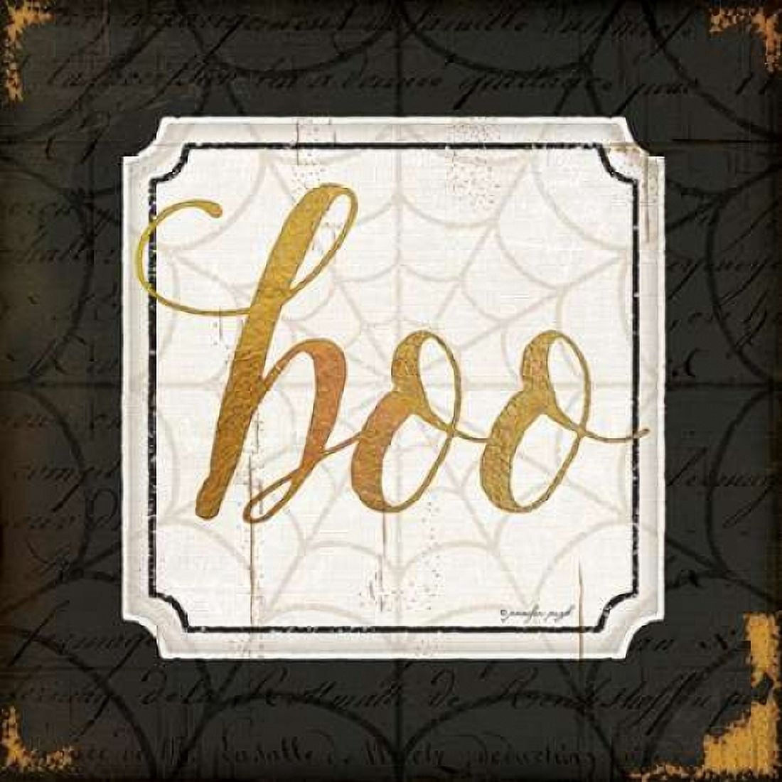 Posterazzi Boo Canvas Art - Jennifer Pugh (24 x 24)