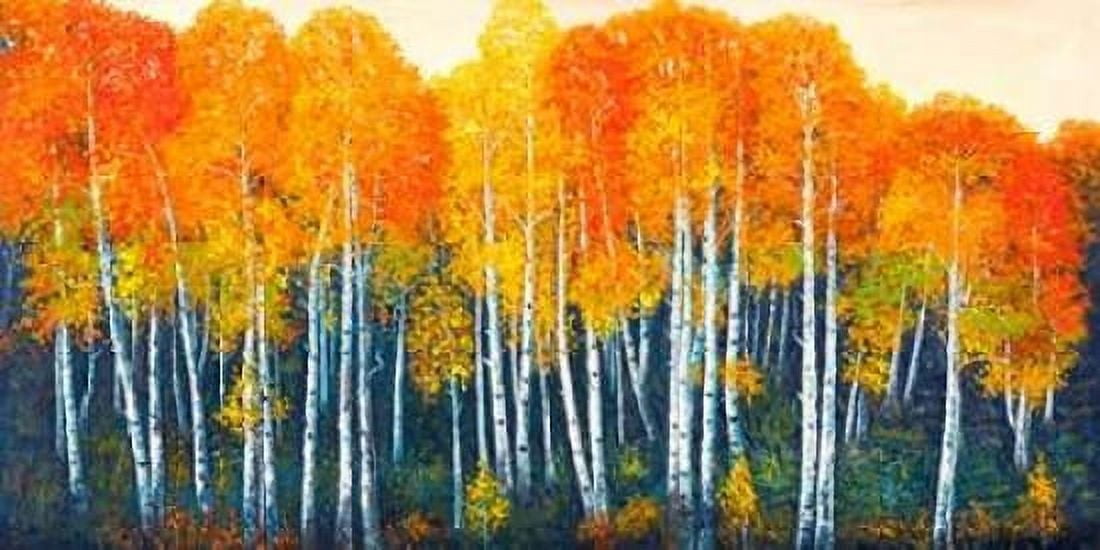 Posterazzi Bosco d‚Äôautunno Canvas Art - Angelo Masera (10 x 20)