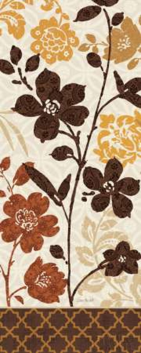 Posterazzi Botanical Touch Panel II Canvas Art - Lisa Audit (24 x 48)